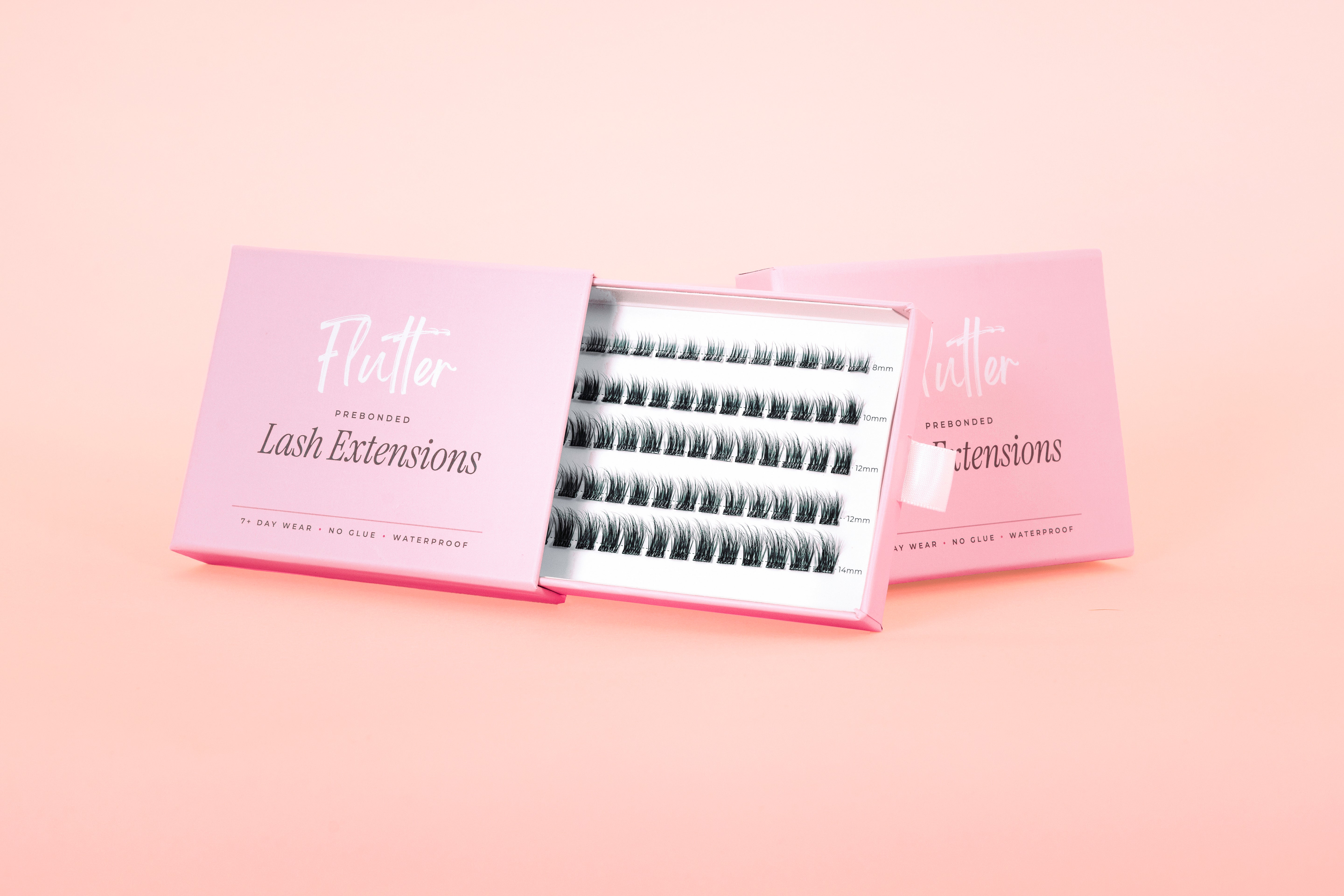 Prebonded Lash Extensions | Noir